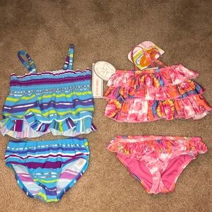 Infants Girls 2 Piece Swimsuits